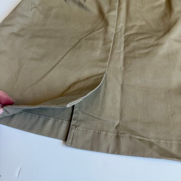 Lands' End Girls Khaki Chino Skort 7 - Picture 9 of 9